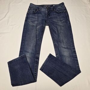 Miss Me Women's Skinny Jeans - Dark Blue